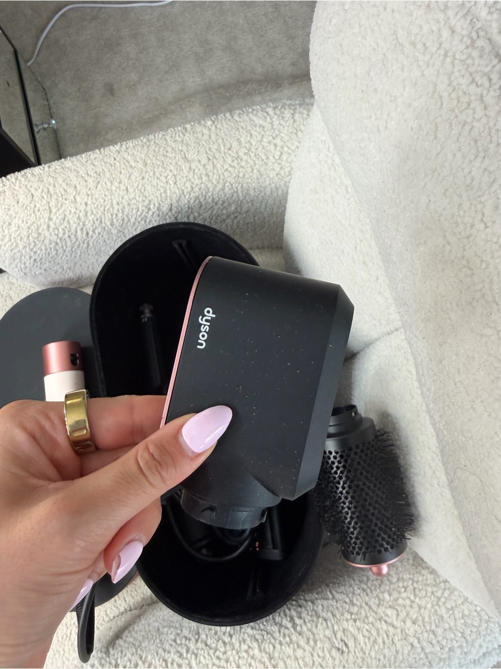 Pink and Rose Gold Dyson Air Wrap - Picture 5 of 9